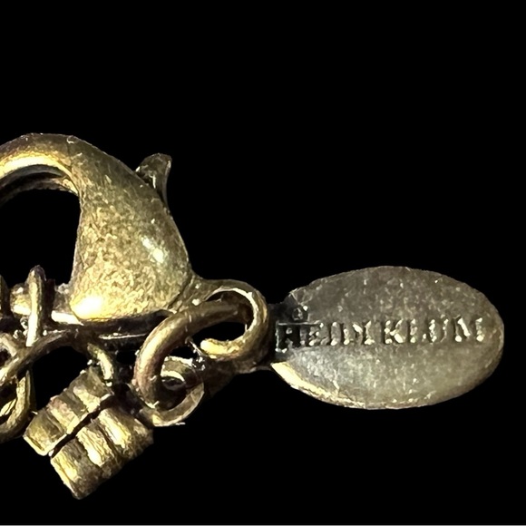 Heidi Klum Necklace Wildlife Pave Bar QVC - Picture 5 of 8